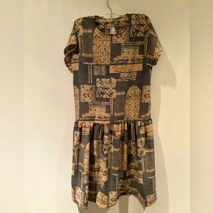 Vintage drop waist dress